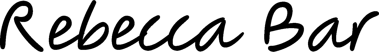 Rebecca Bar Wordmark Logo